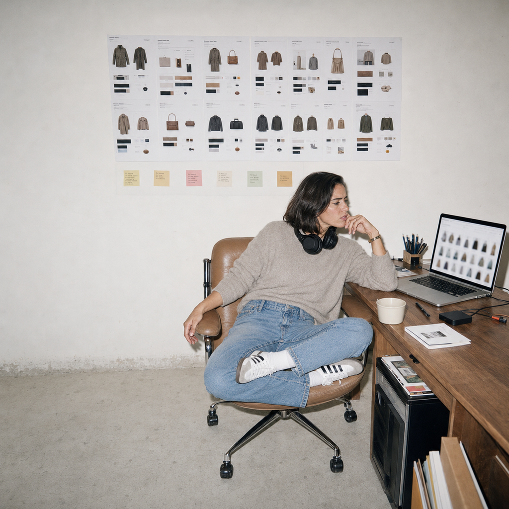 Before and after Shopify catalog chaos – organized by Send The Mess Launch Build
